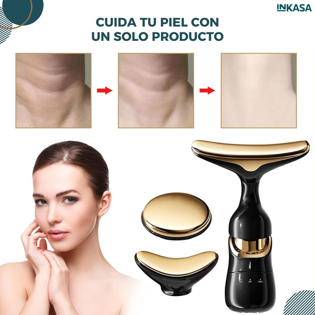 Masajeador facial 3 en 1