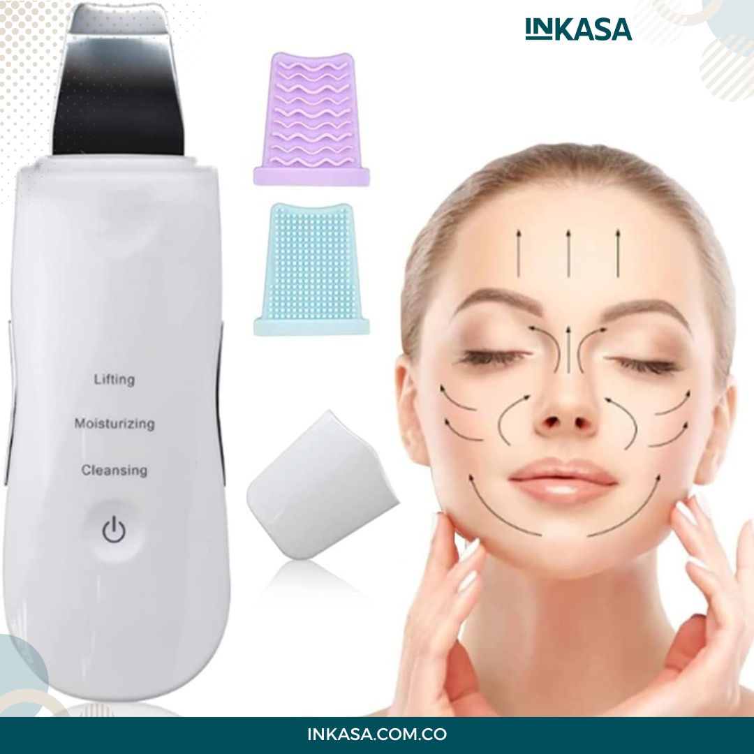 Limpiador Facial ultrasónico 3 en 1