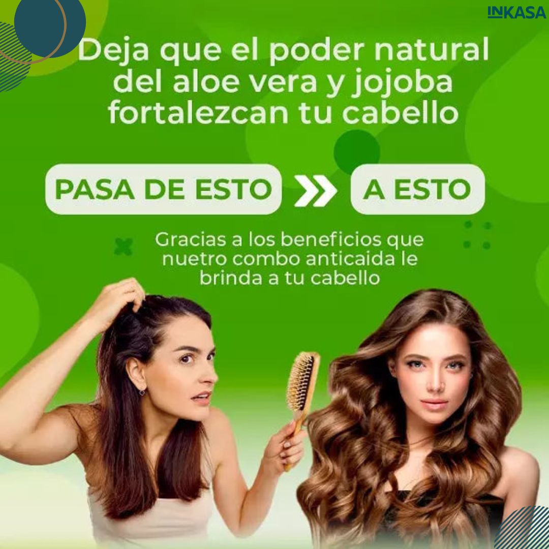 Combo shampoo y acondicionador para el crecimiento