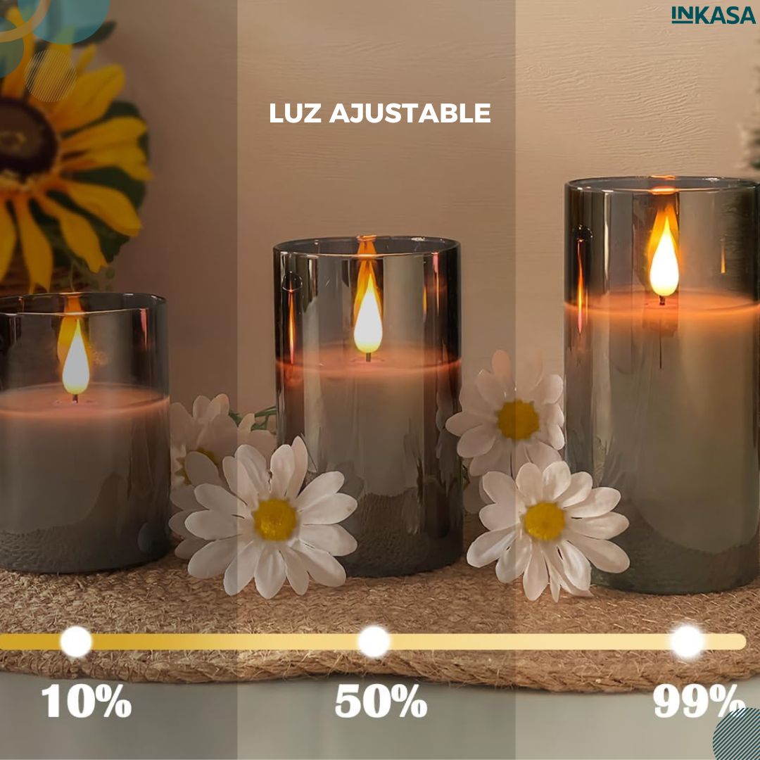 Set de velas Led