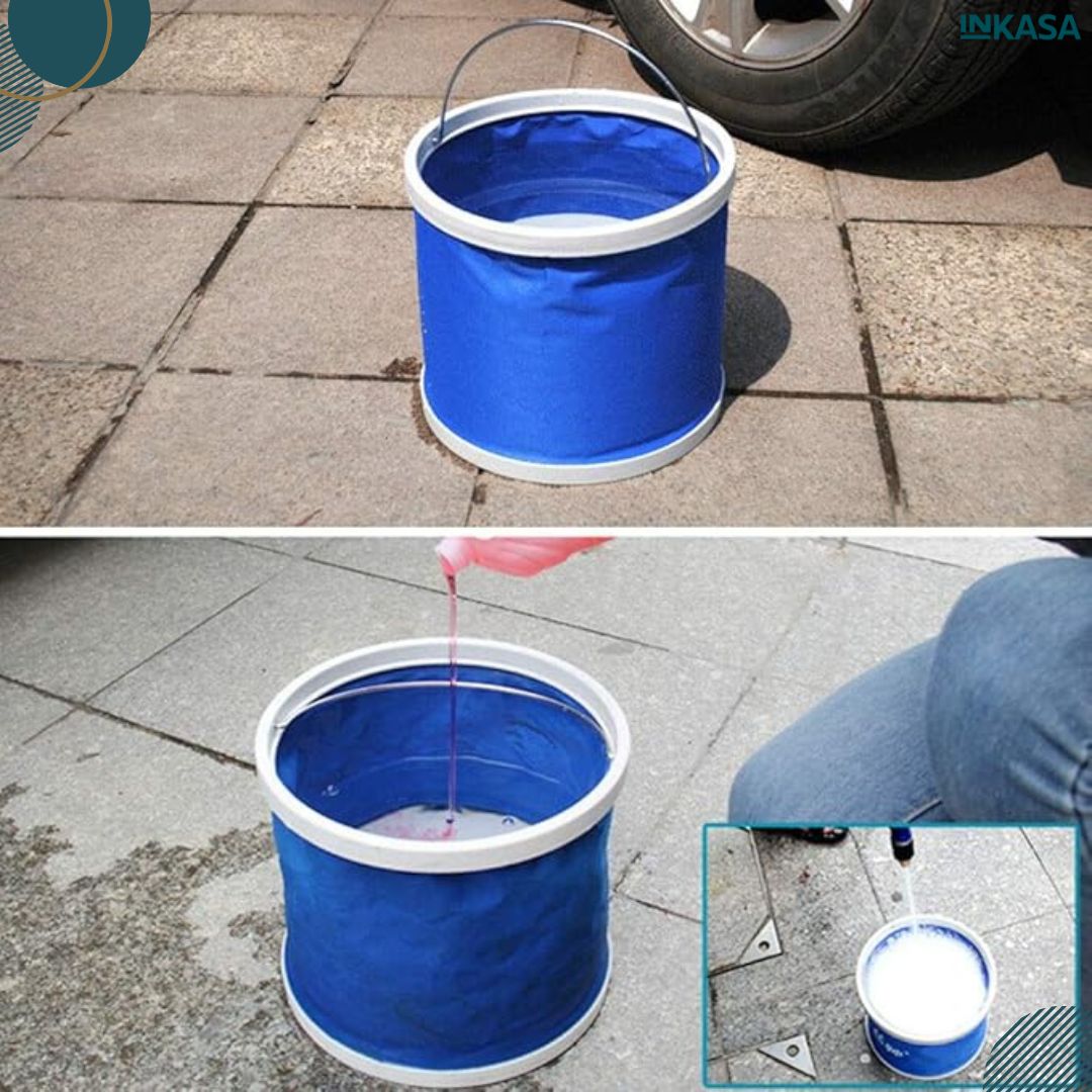 Balde multifuncional plegable