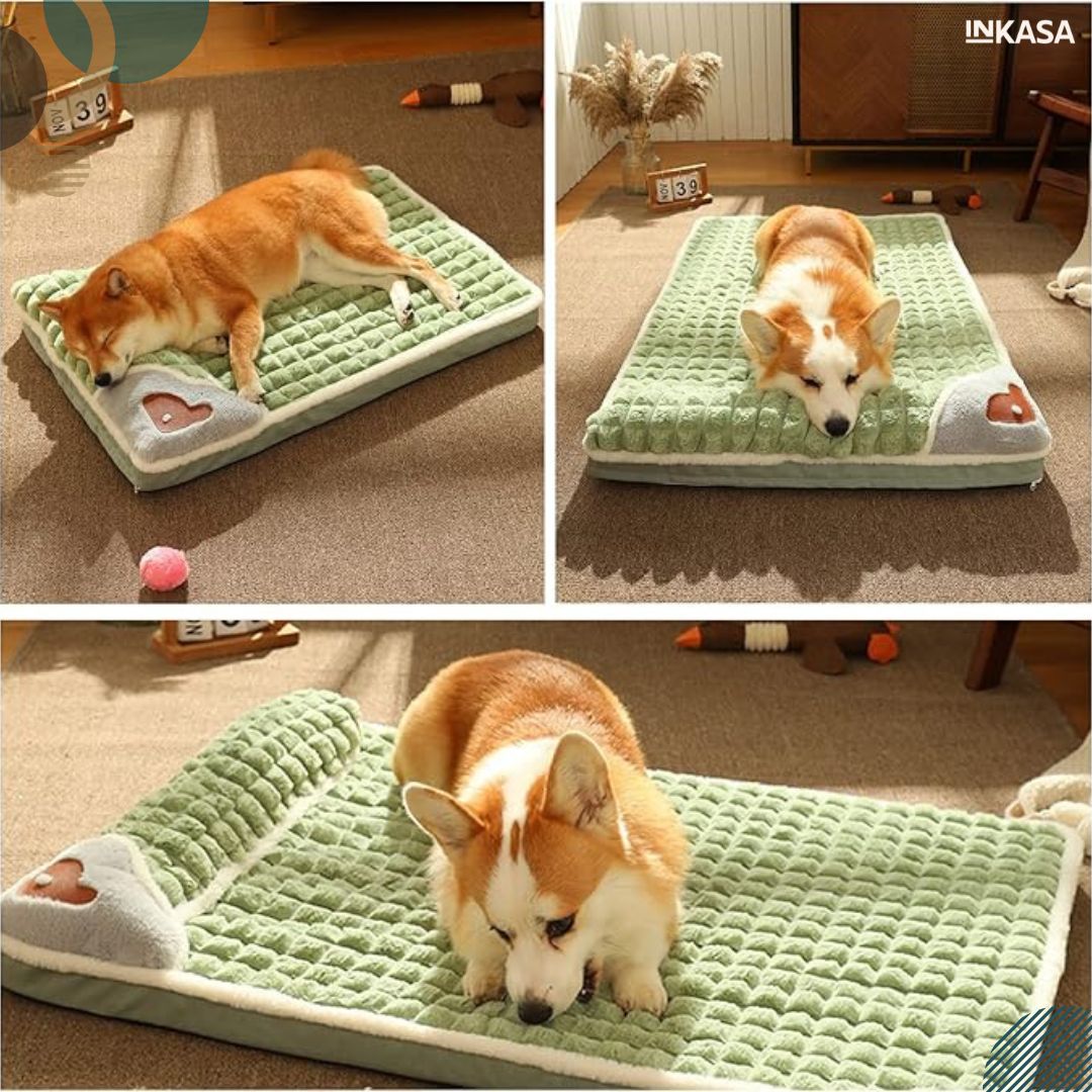 Cama acolchada para mascota