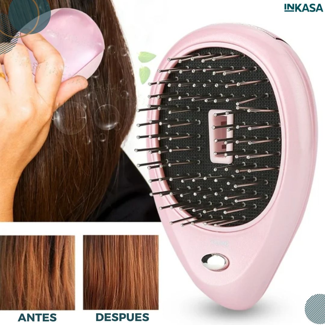 Cepillo masajeador iónico para cabello