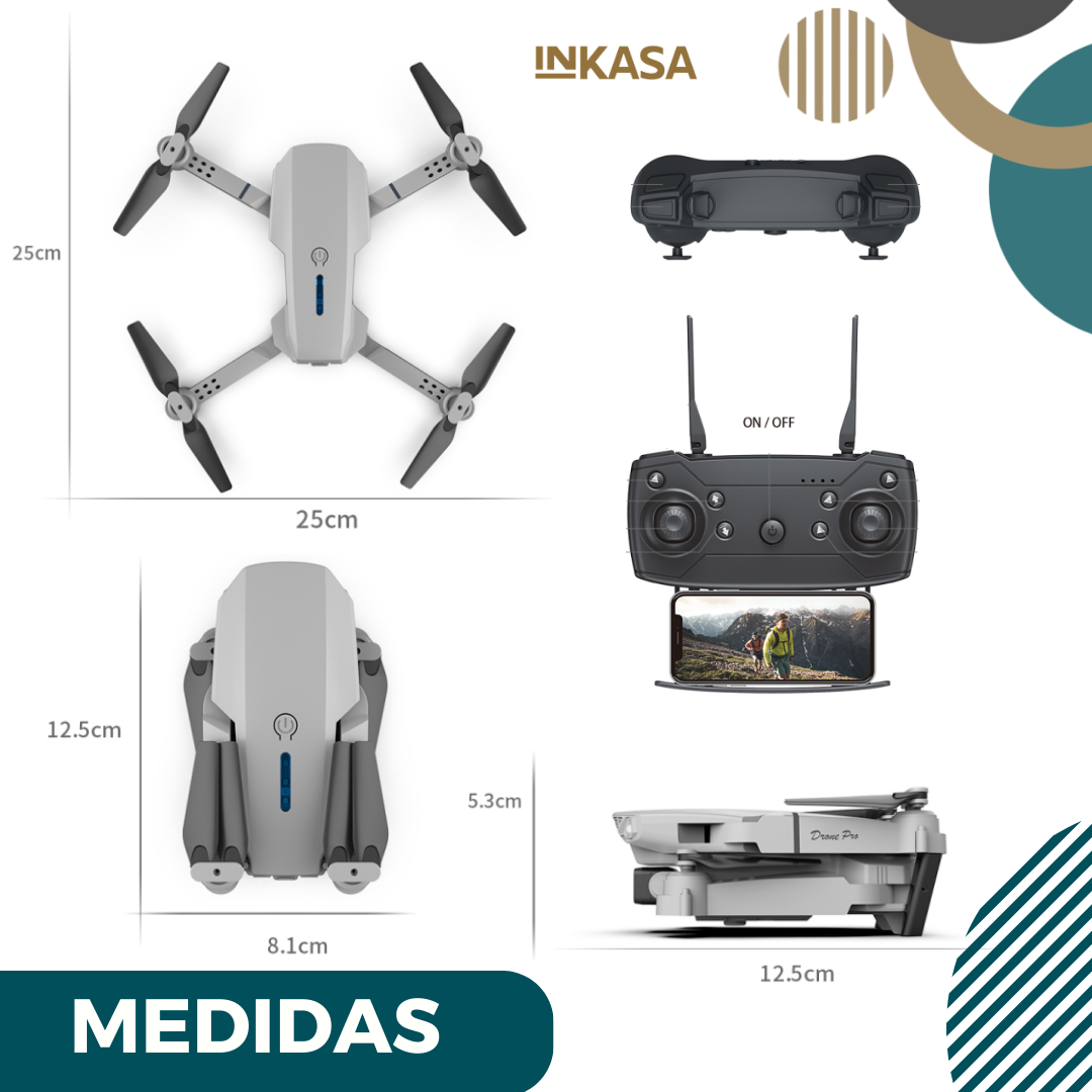 Drone 4k Con Camara Hd Wifi