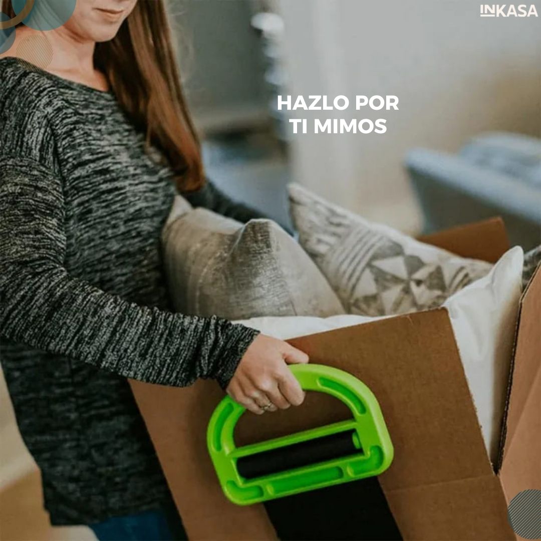 Correa elevación para cargar cajas