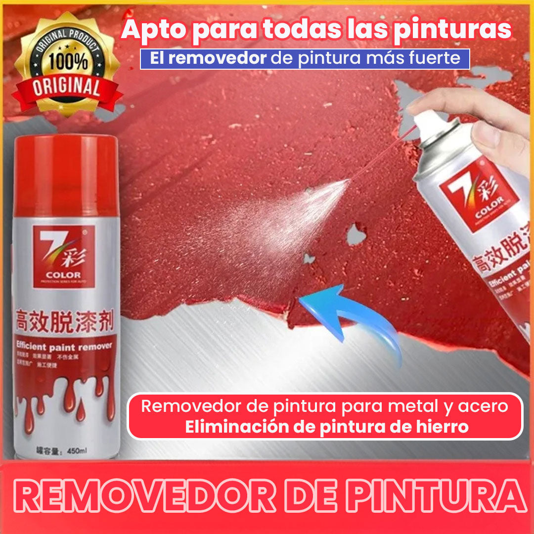 Removedor de Pintura en Spray – Eliminación sin esfuerzo y sin dañar la superficie🧰😎
