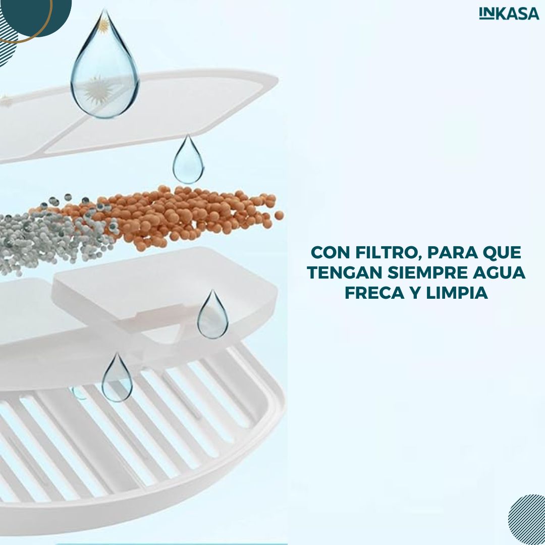 Fuente de agua automática para mascotas