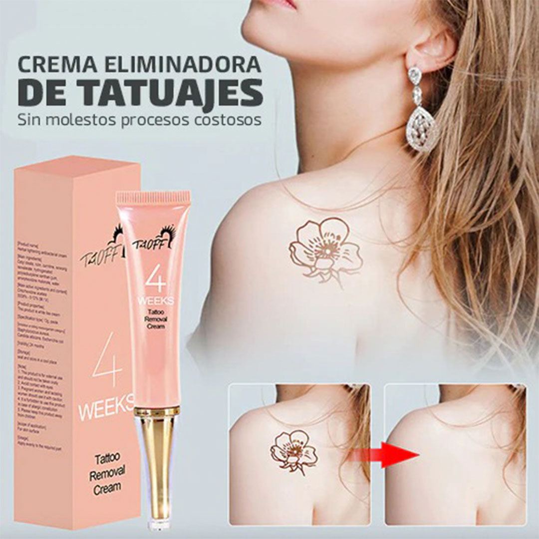 🧴 Crema Eliminadora de Tatuajes – Desvanece Tinta sin Láser ni Cirugías