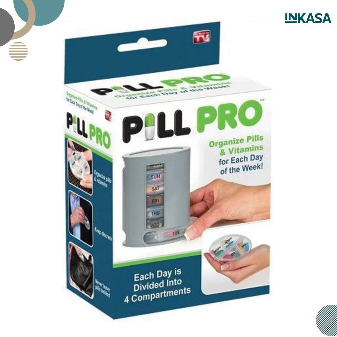 Pastillero Organizador de Medicina Pill Pro
