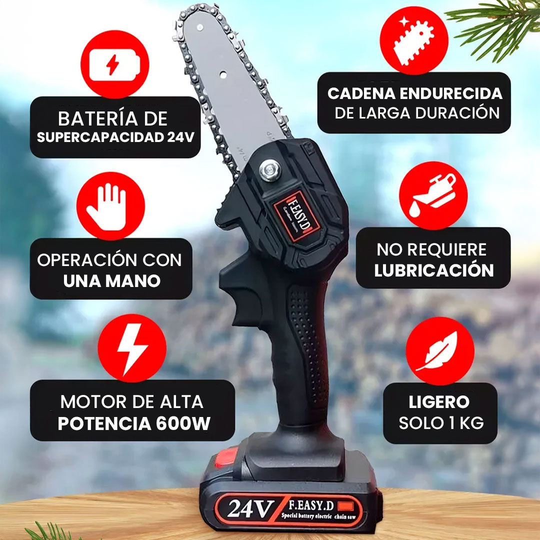 MINI MOTOSIERRA PÓRTATIL🪵🪓