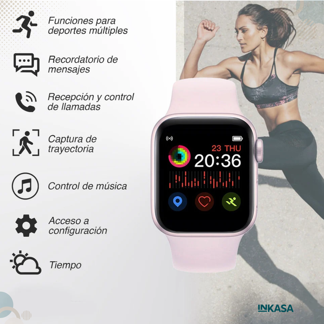 Combo Reloj Smartwatch T55 Promax + Audifonos In-ear Pulso.