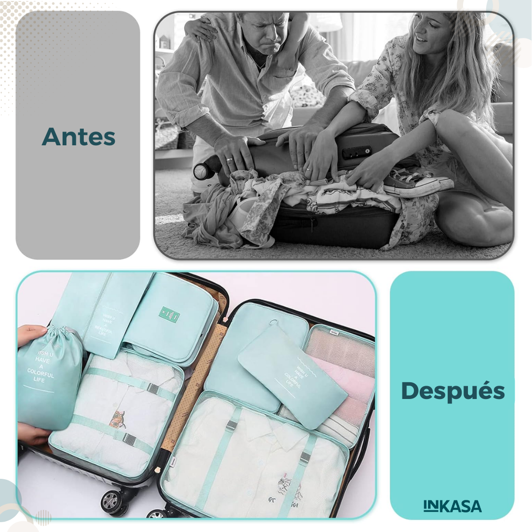 Organizador De Equipaje Kit Viajero X 11