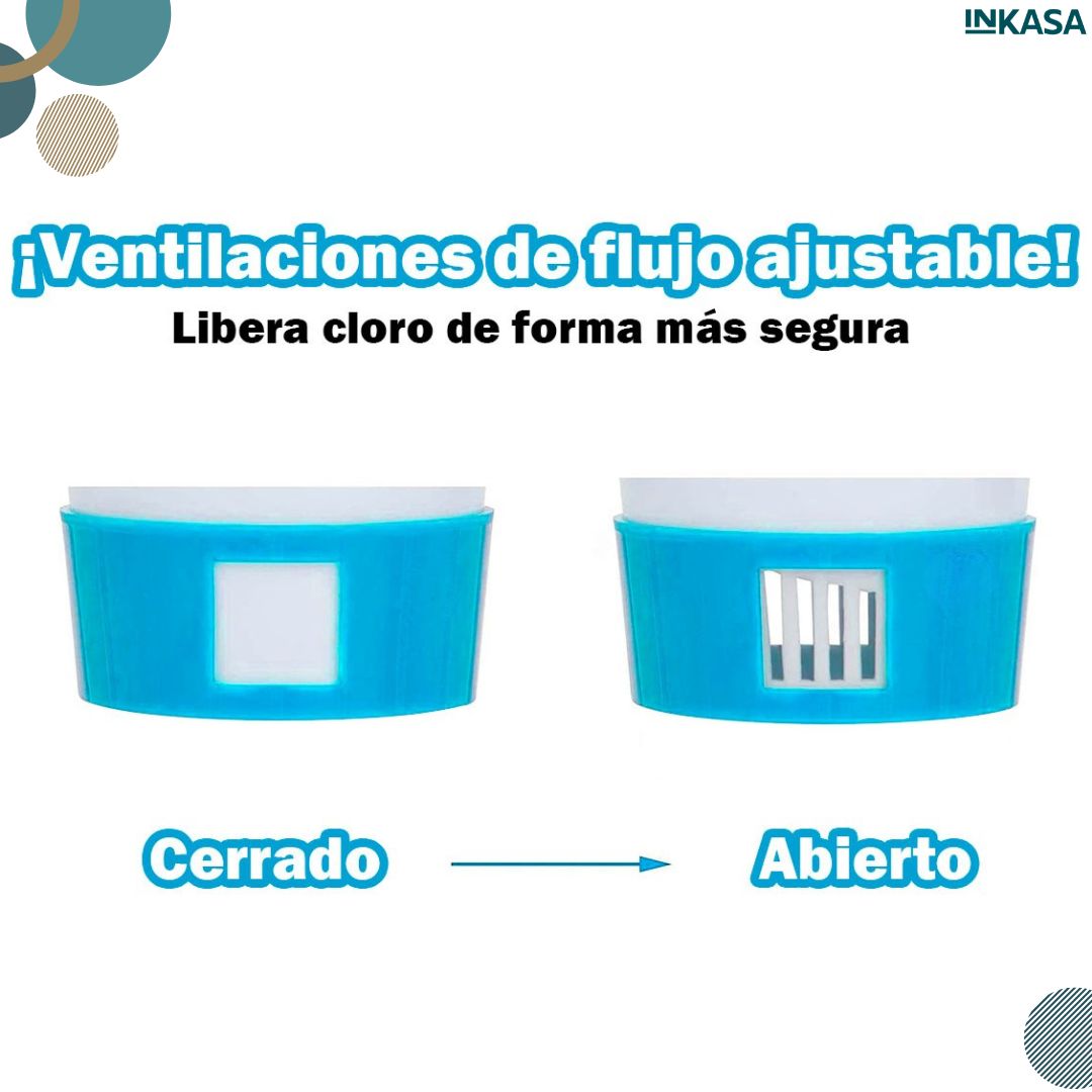 Dispensador de cloro para piscina