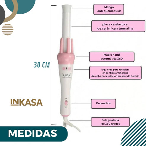 Rizadora de cabello automática