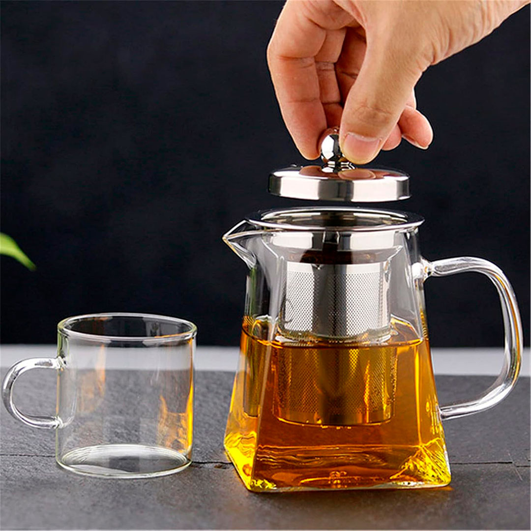 Tetera Cuadrada Deluxe – Té a Otro Nivel, desde la Primera Taza🍵