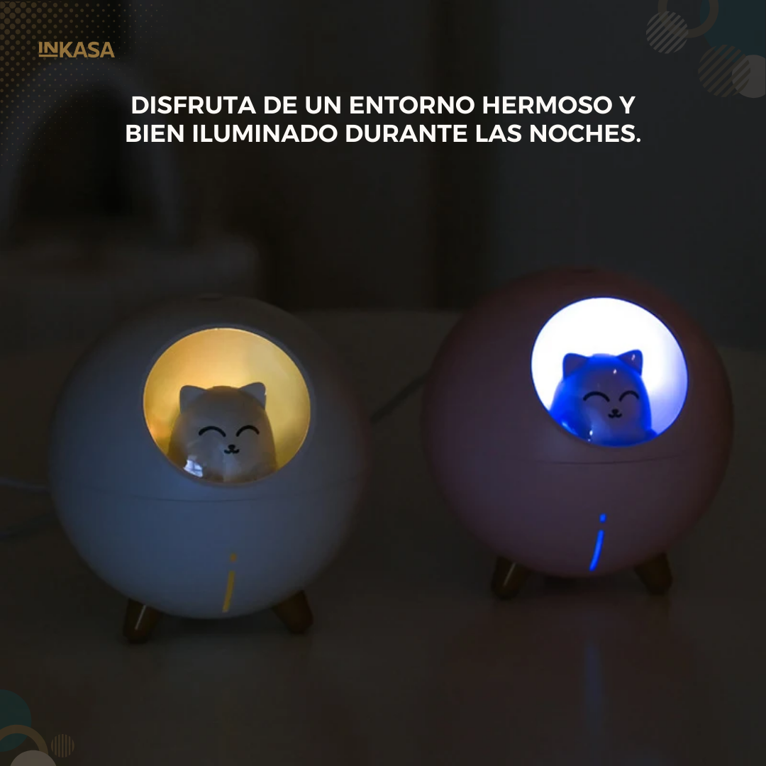 Humidificador bola de gato aromaterapia