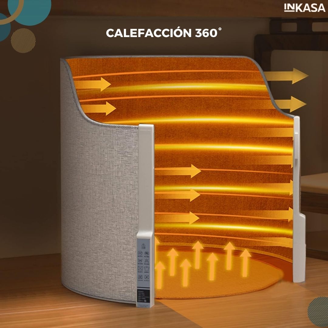 Calentador para pies silencioso