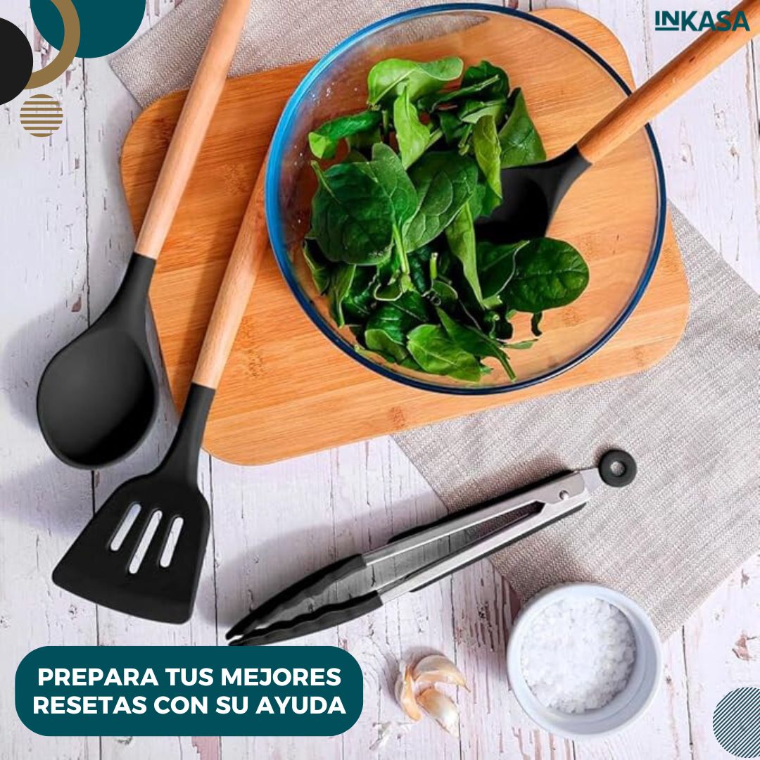 Set x 11 utensilios de cocina