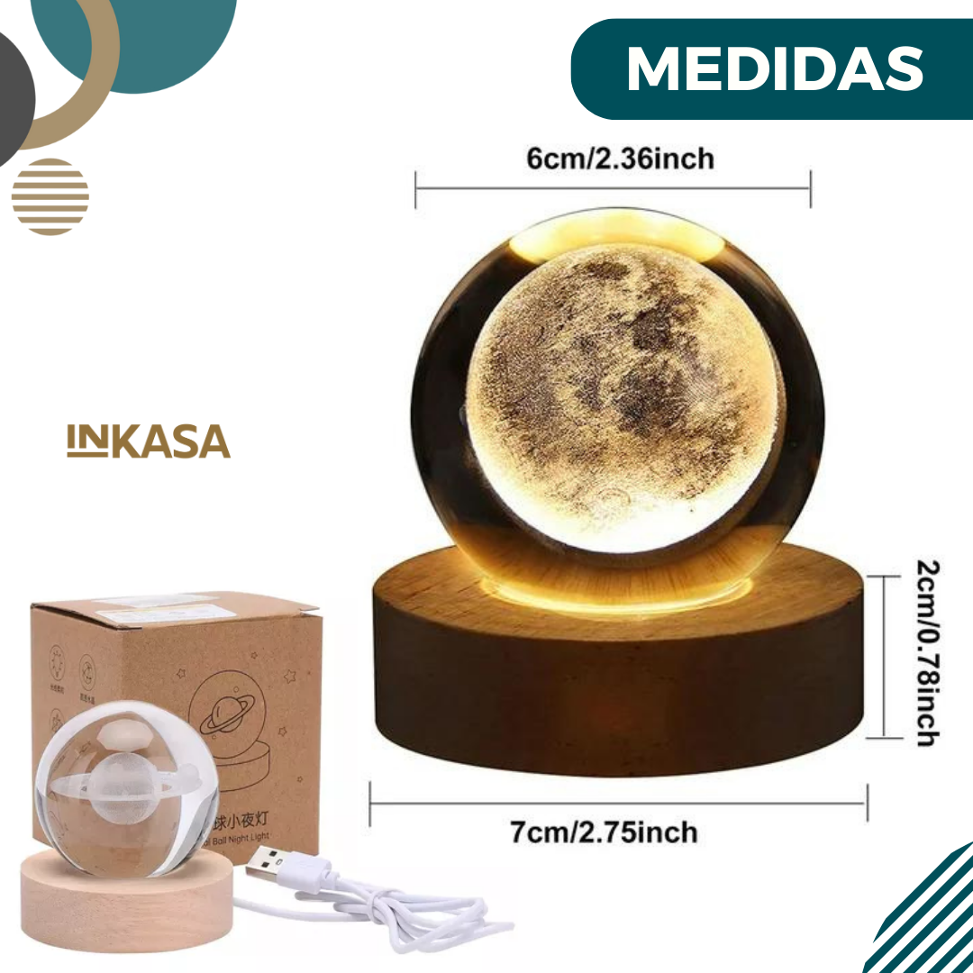 Esfera De Luces En Cristal