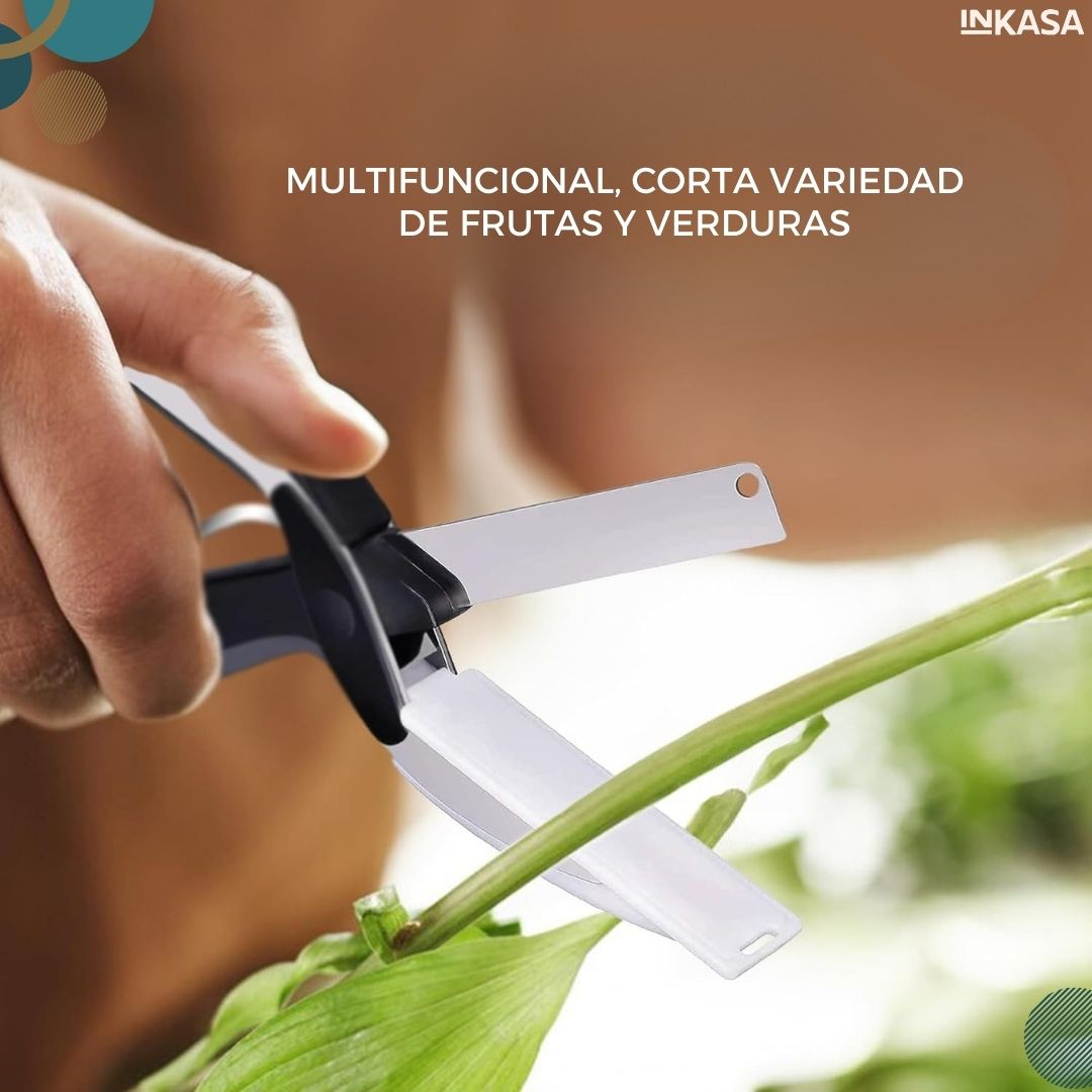 Cortador 2 en 1 cuchillo y tijera