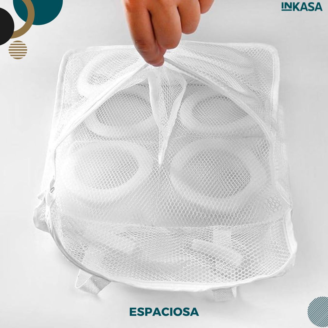 Bolsa de malla para lavar zapatos X 2 unds