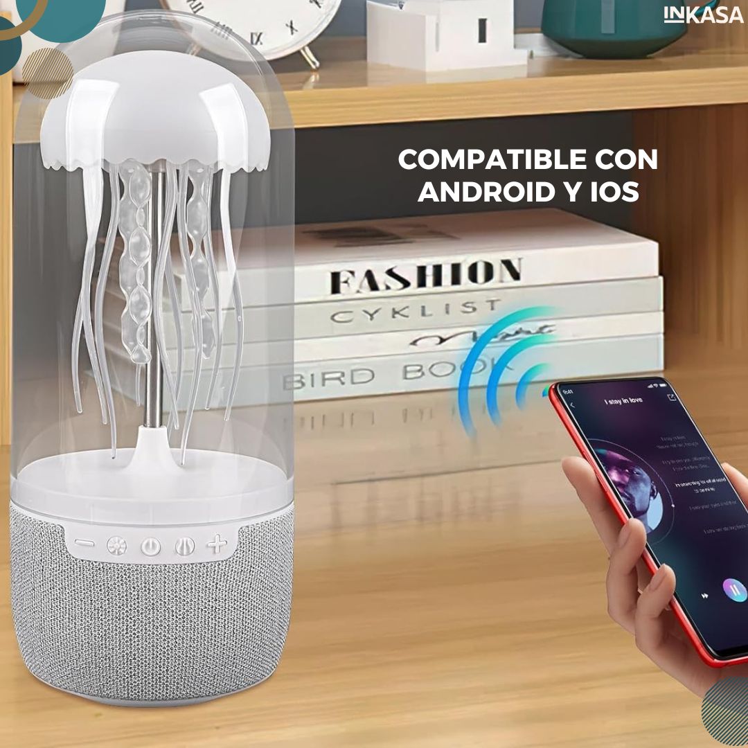 Lámpara parlante Led diseño medusa
