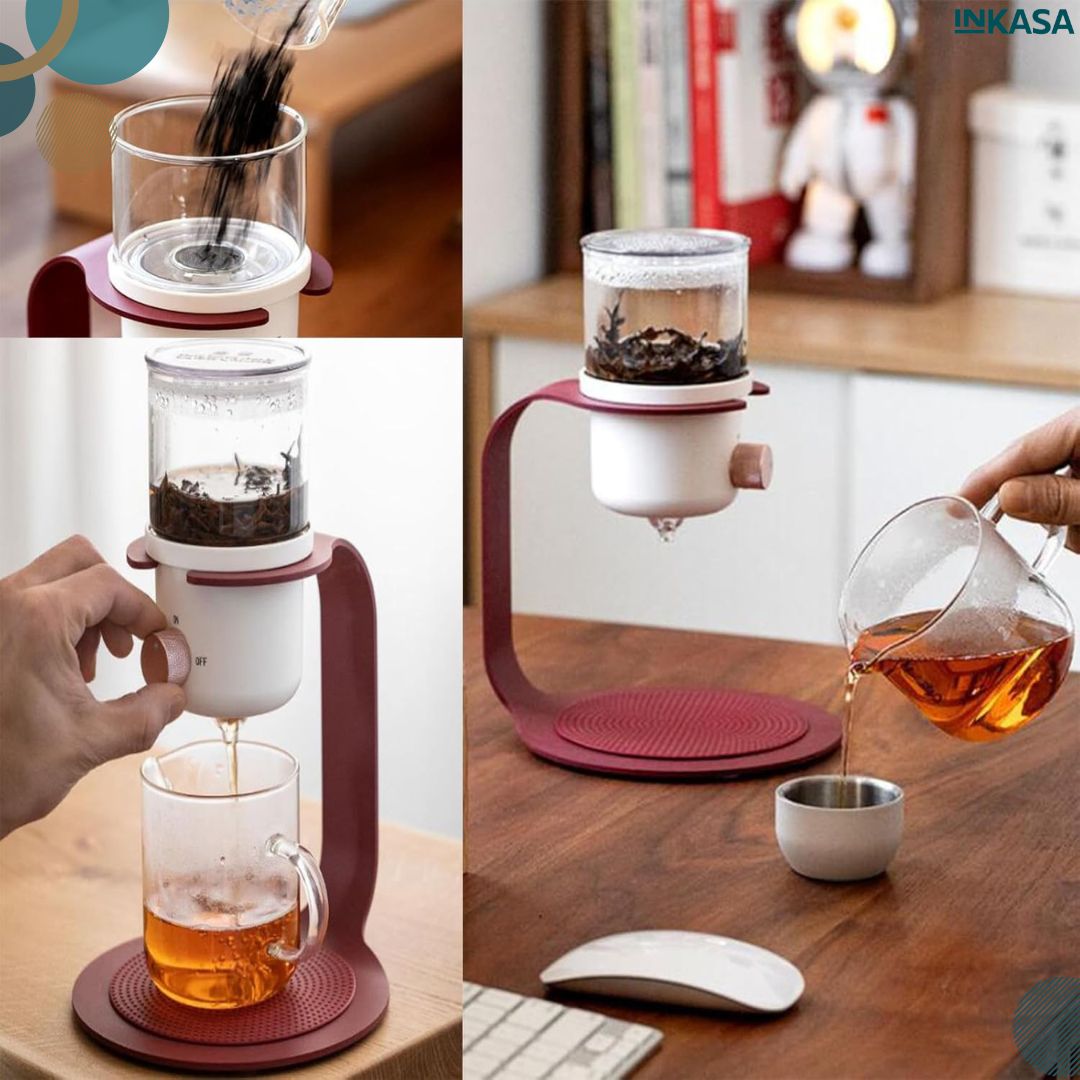 Tetera de vidrio de estilo japonés