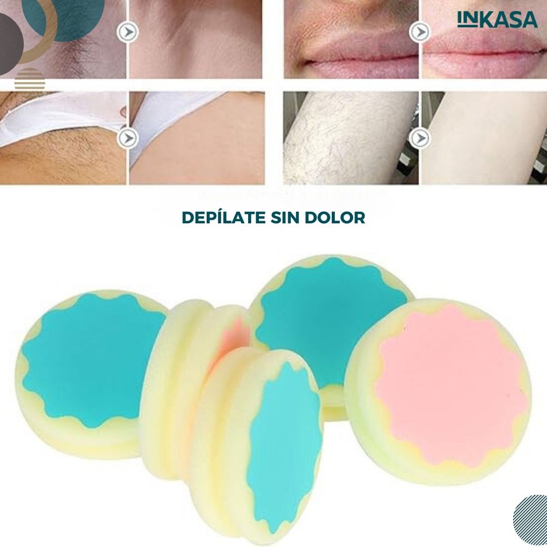 Esponja de depilación Indolora X 10