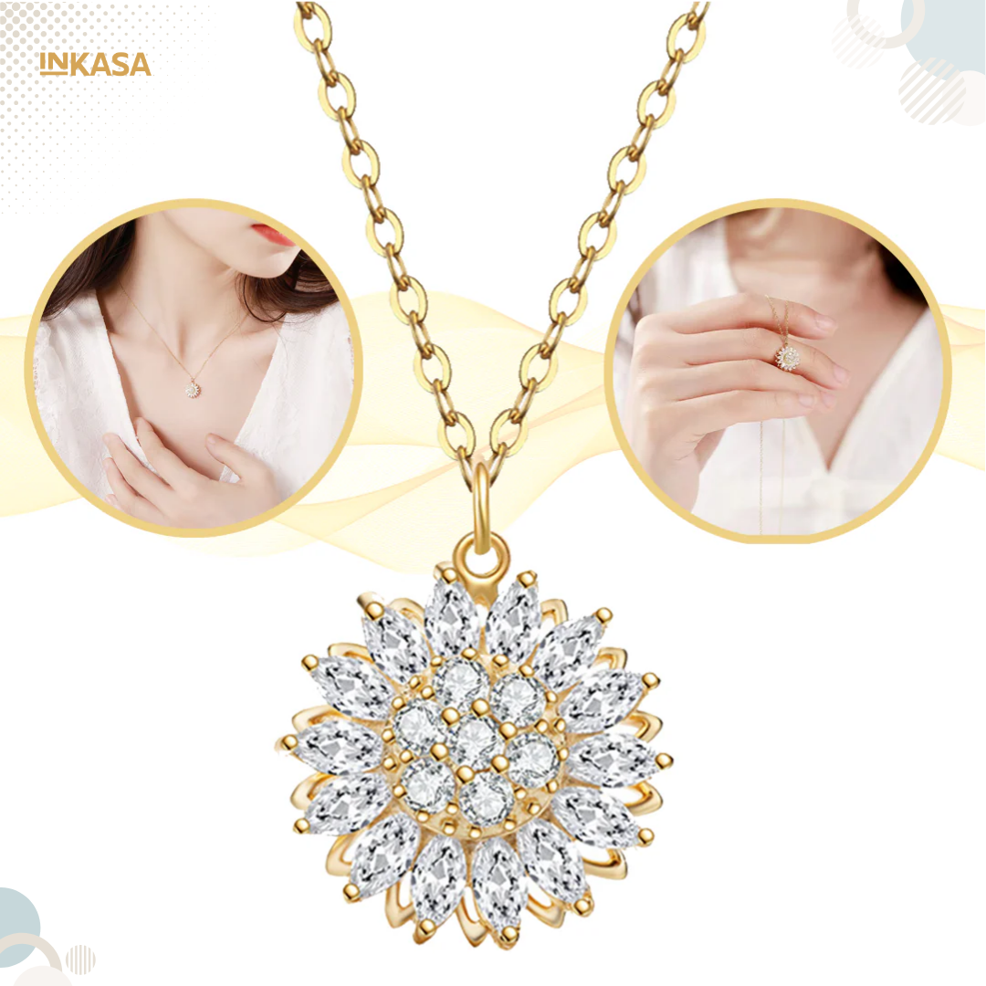 Collar Giratorio de Girasol