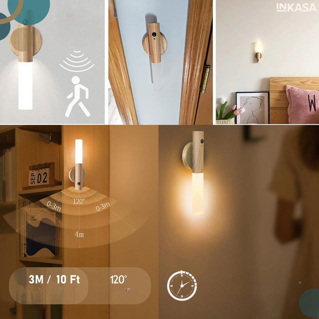 Lámpara led recargable con sensor
