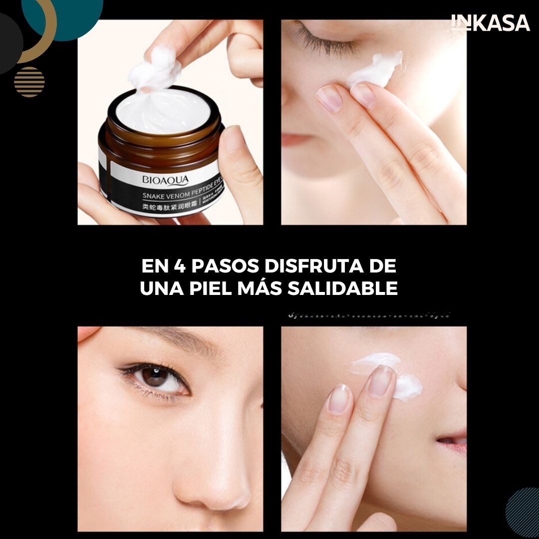 Crema de ojos péptidos veneno serpiente x 2 unds