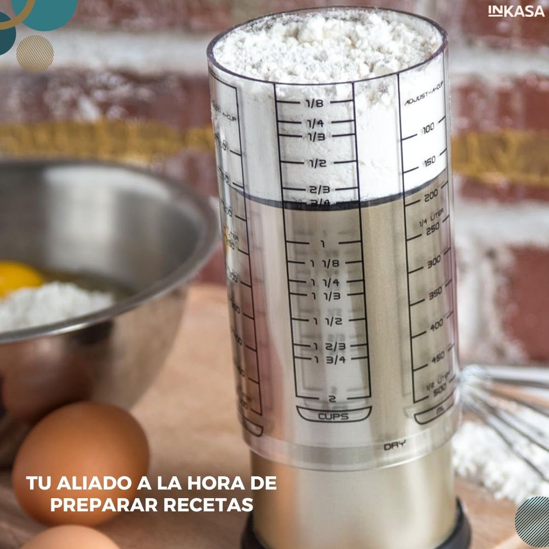 Vaso medidor de cocina ajustable 500ml