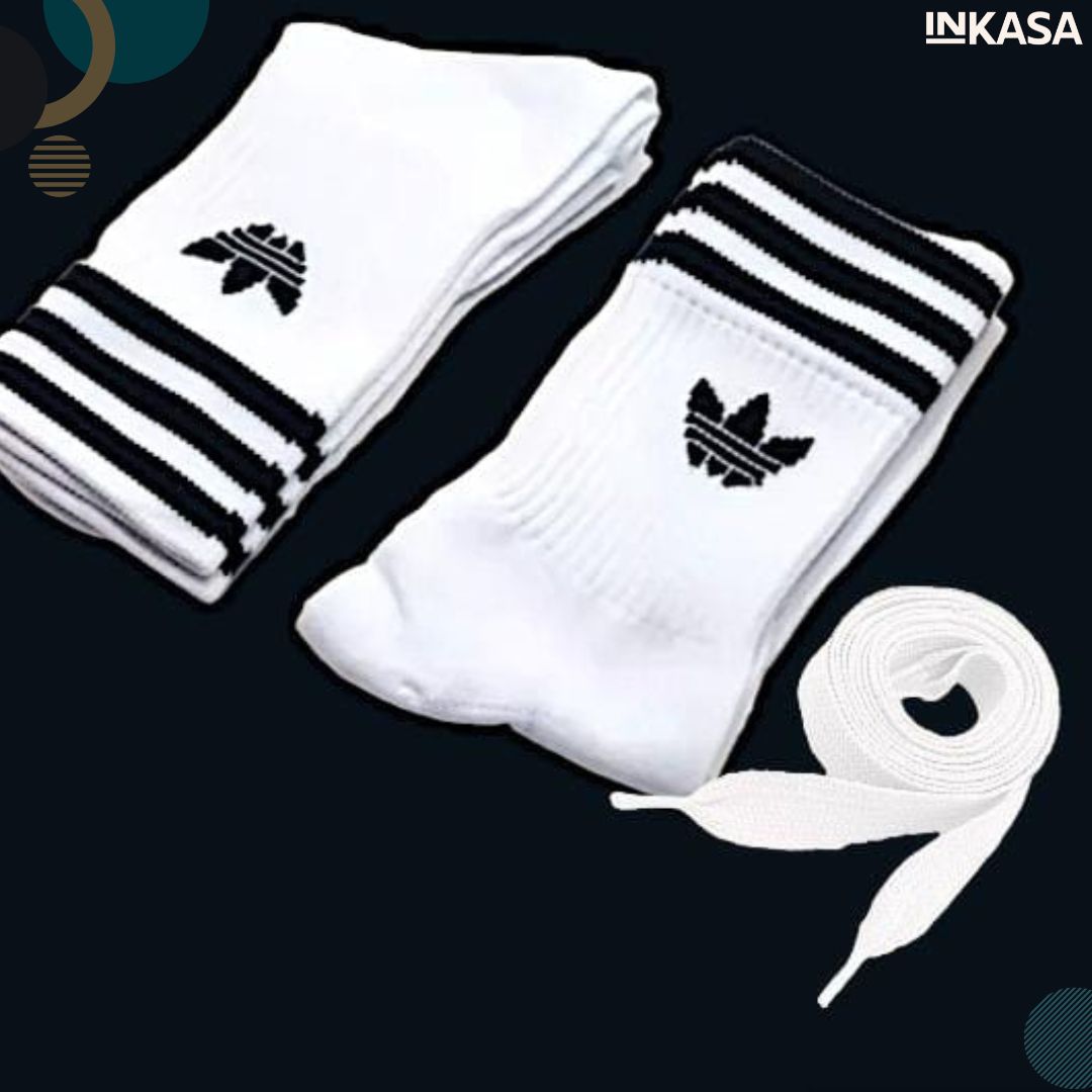 Medias Adidas y cordones