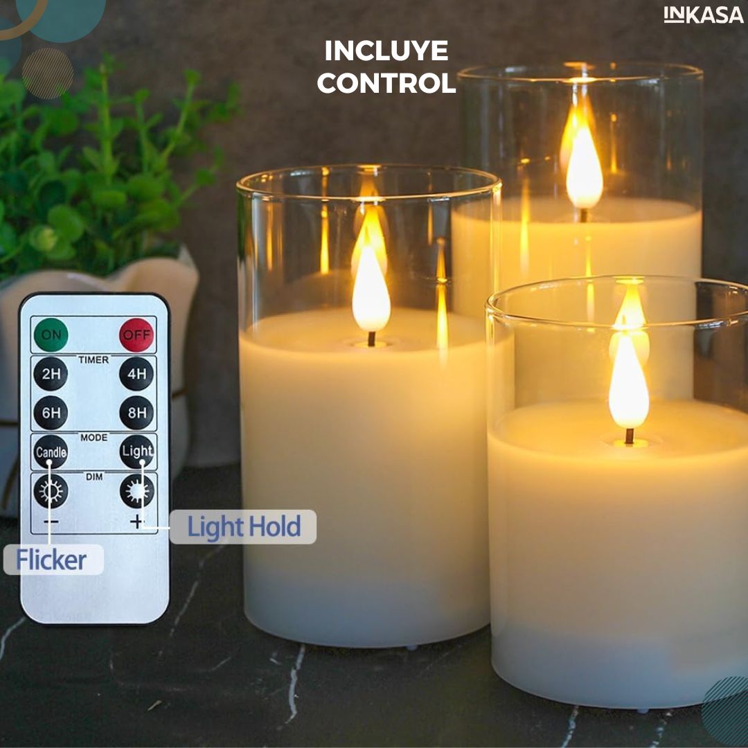 Set de velas Led