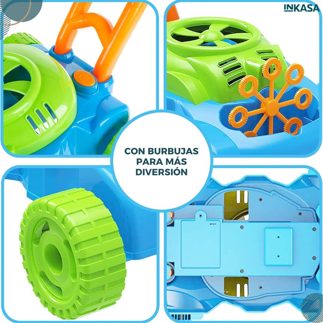 Caminadora lanzadora de burbujas