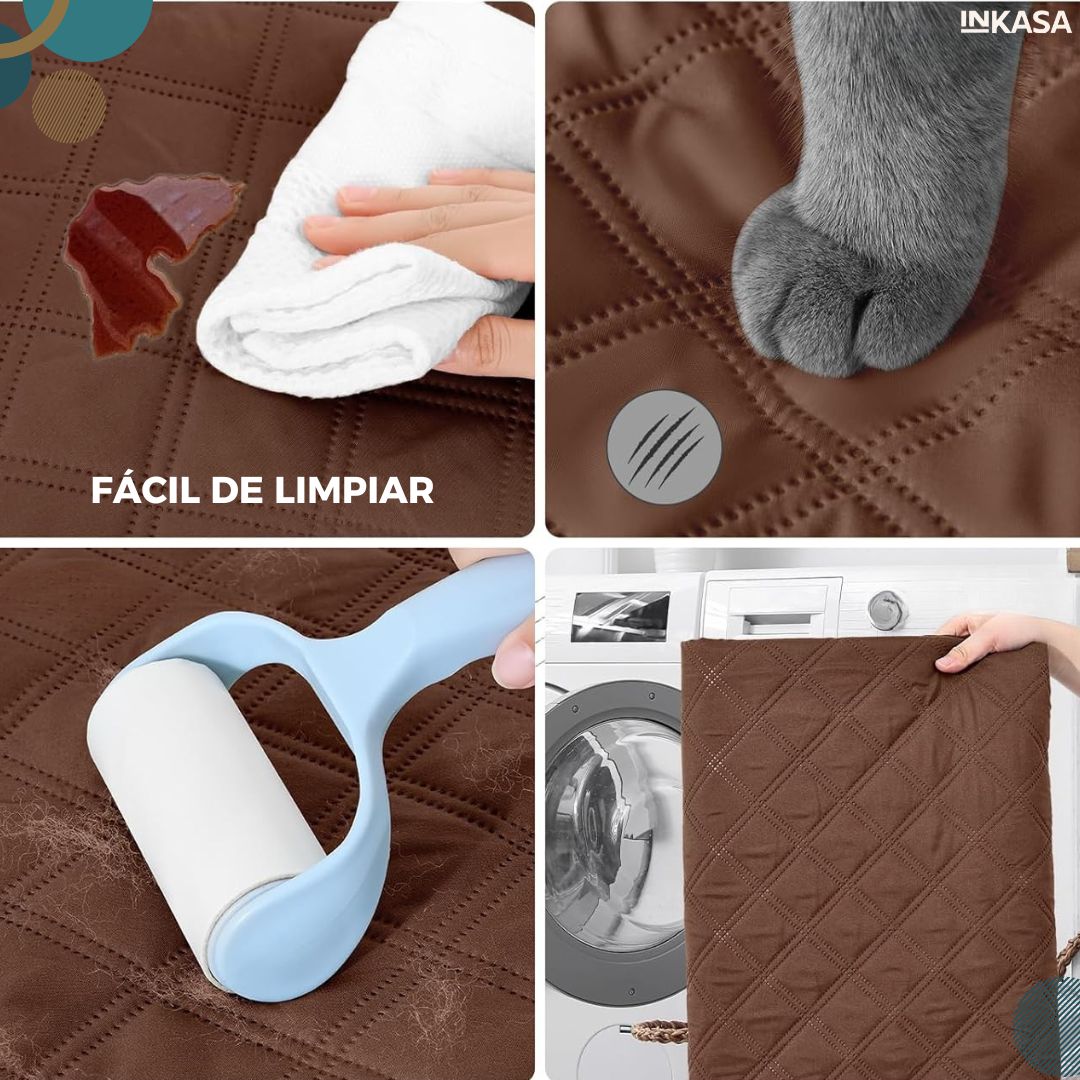 Protector doble faz para sofá 3 puestos
