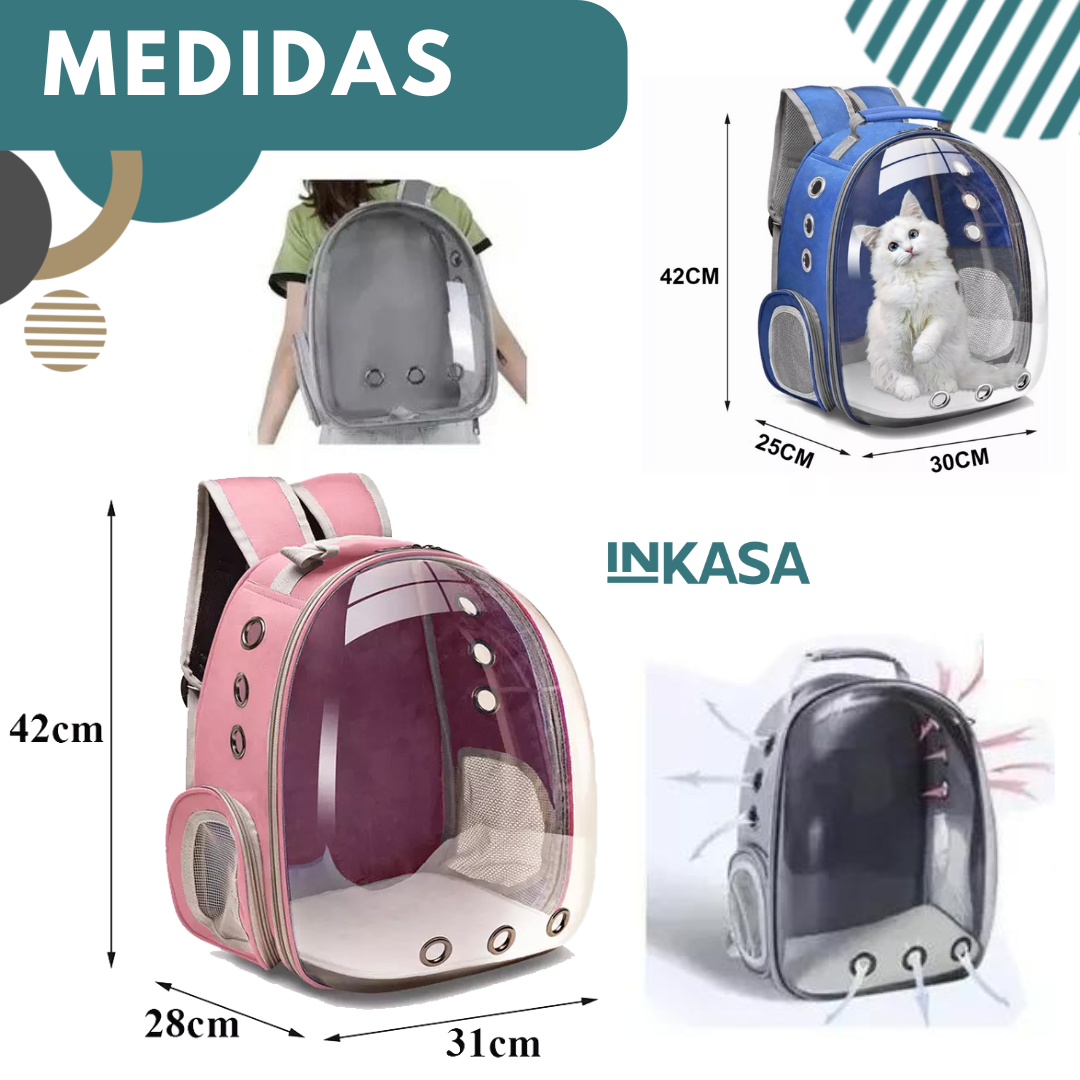 Maleta Morral Mascotas Burbuja