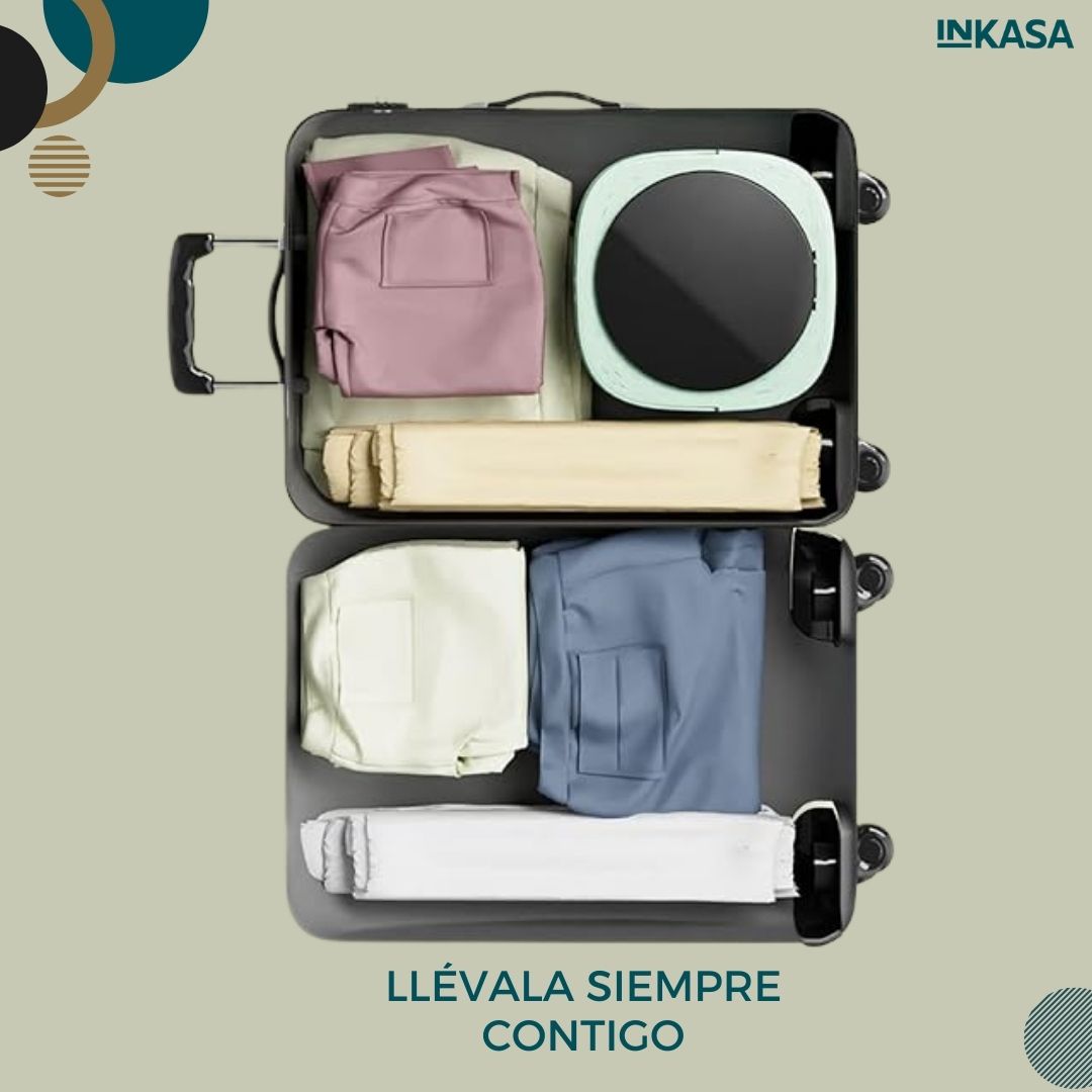 Mini lavadora eléctrica plegable