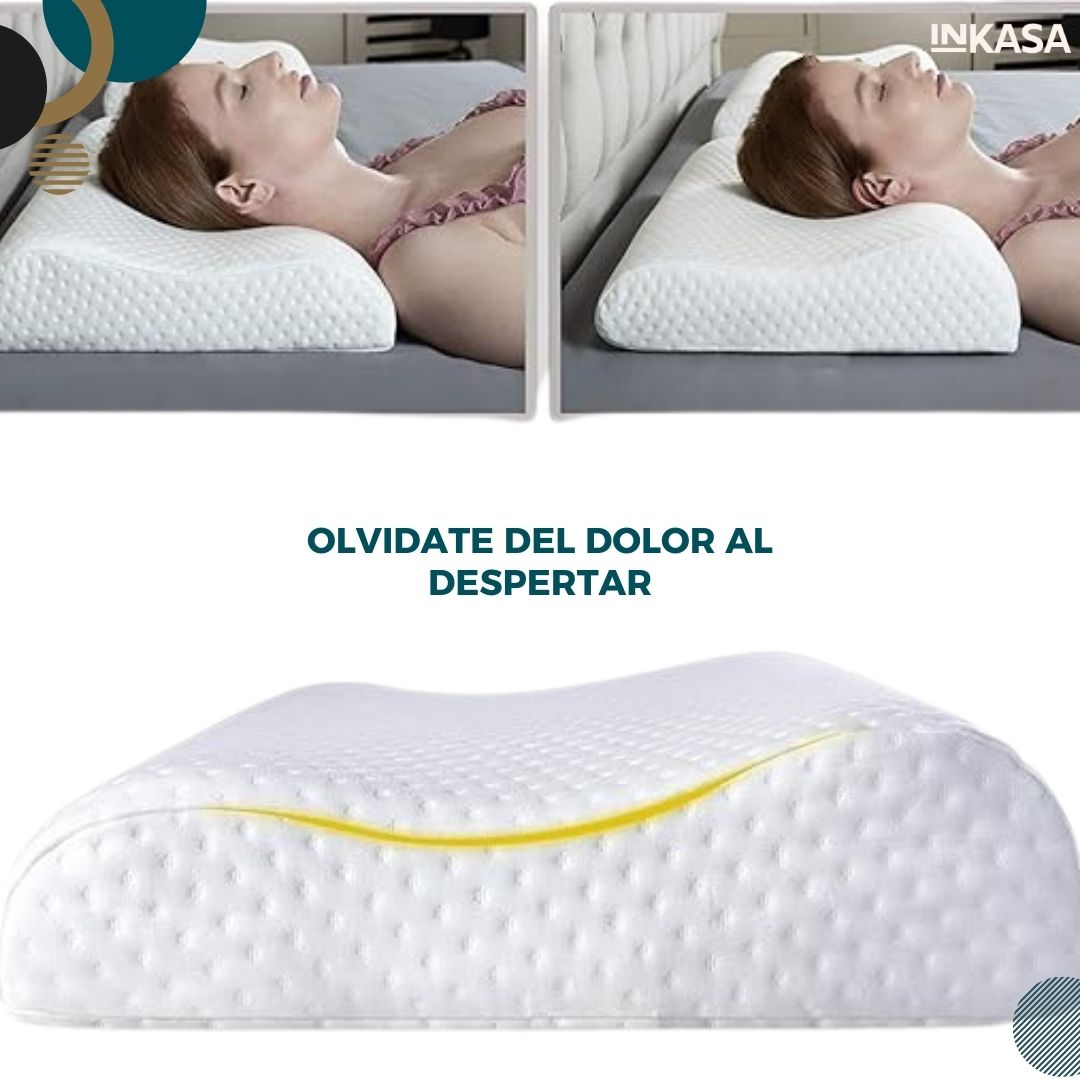 Set 2 Almohadas Memory Pillow ortopédicas