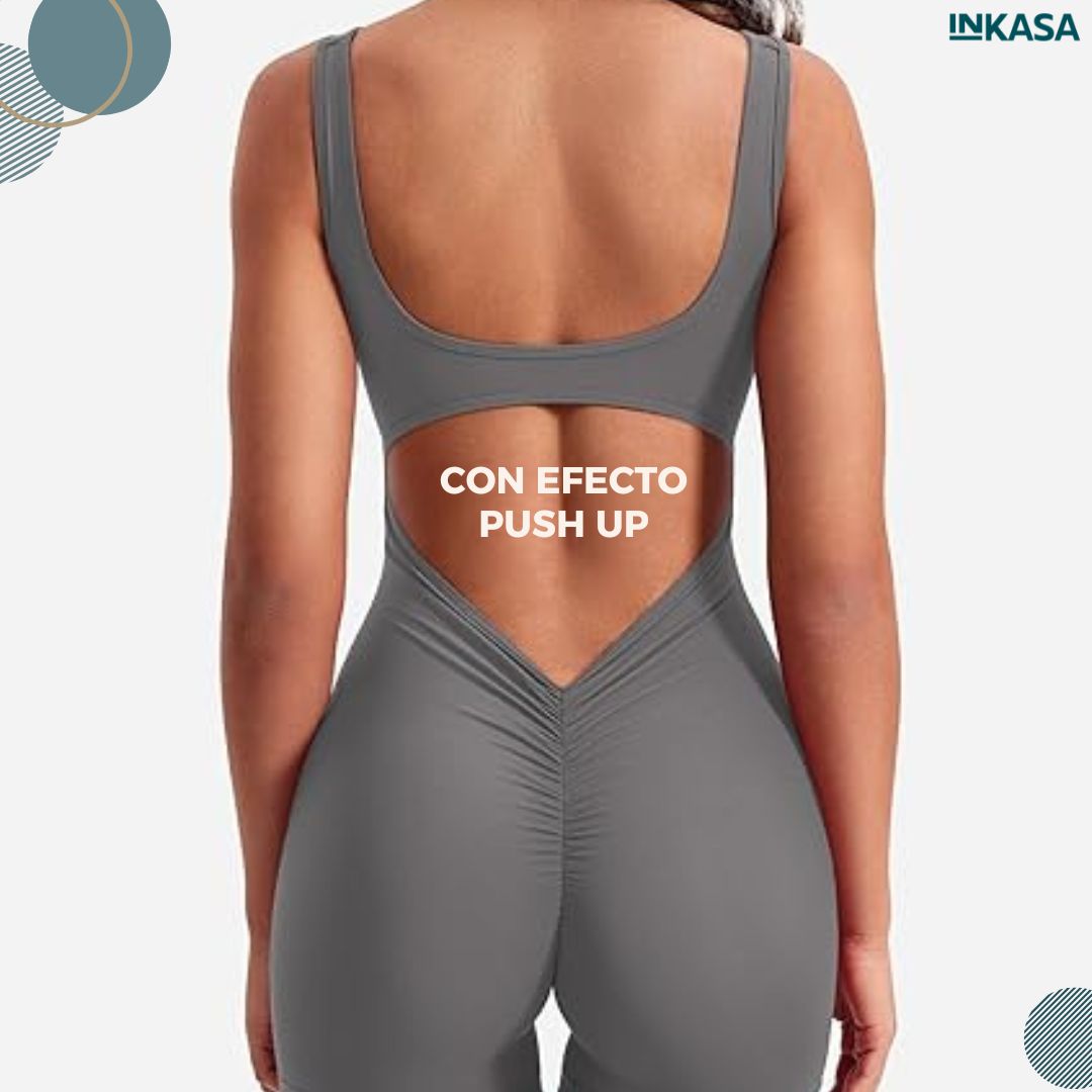 Enterizo corto manga siza push up