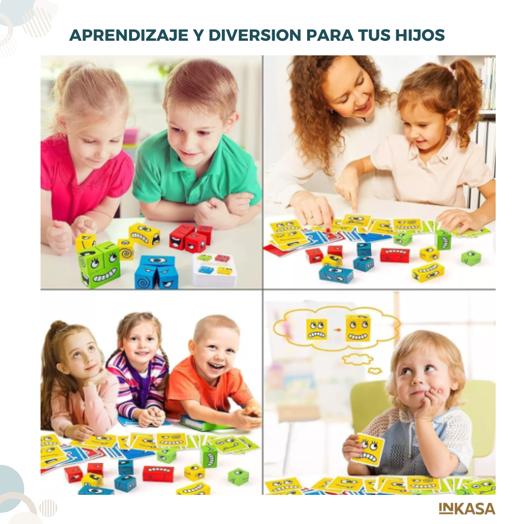 Juego Cubos de Emociones