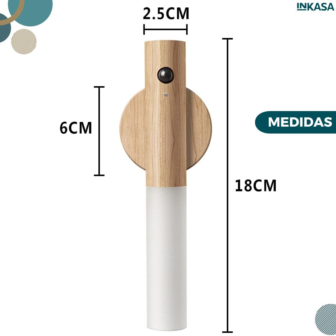 Lámpara led recargable con sensor