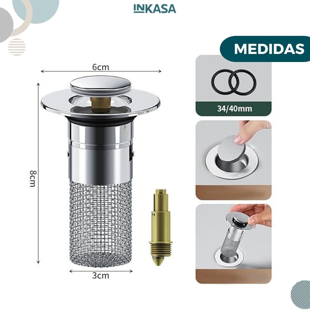 Tapón de desagüe universal