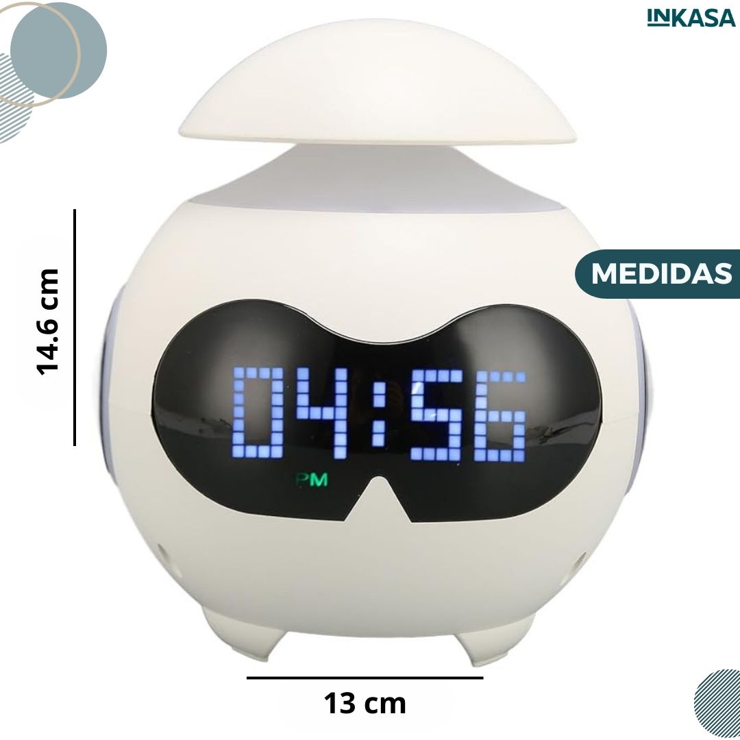 Reloj despertador emoji Bluetooth