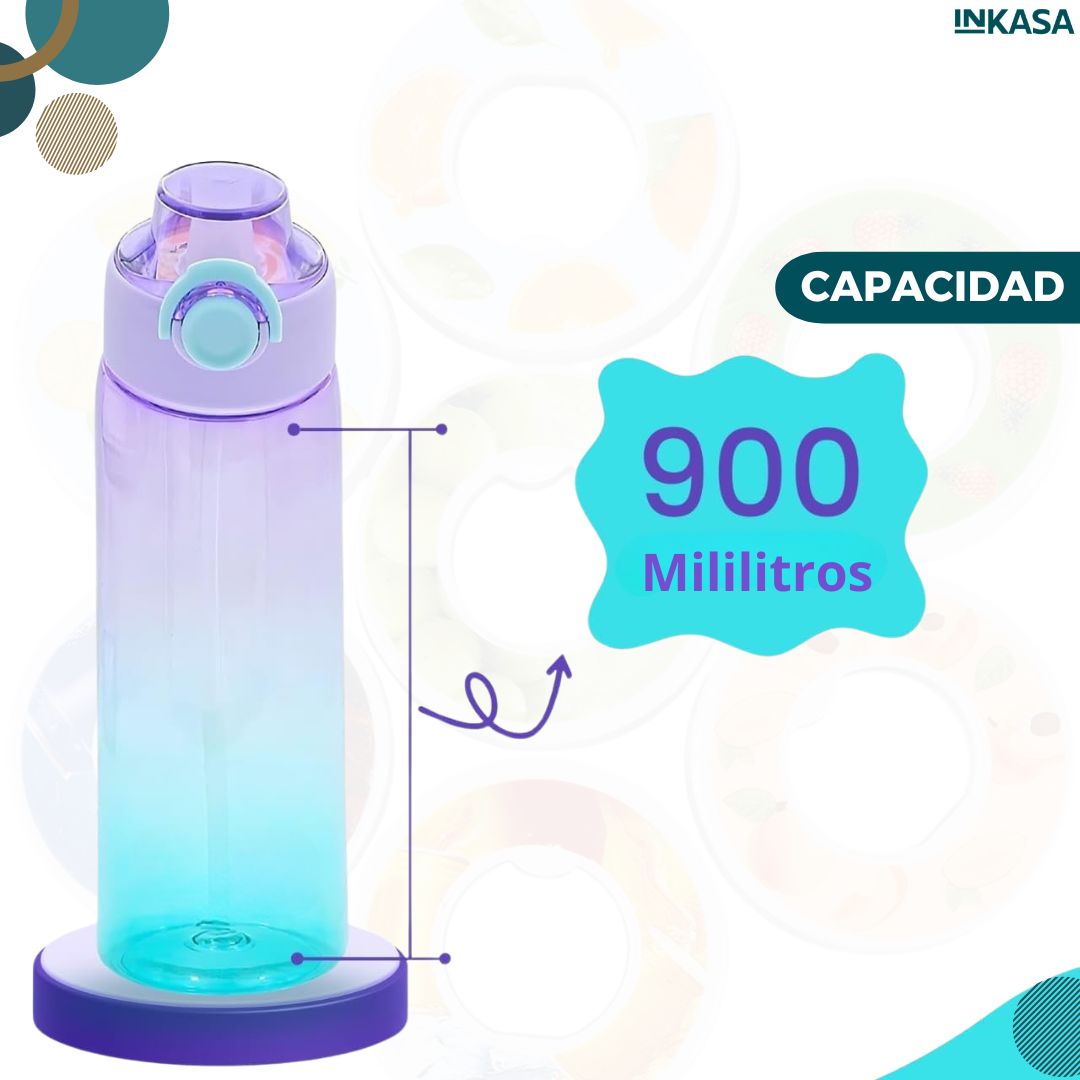 Termo de agua con sabor + 3 Capsulas
