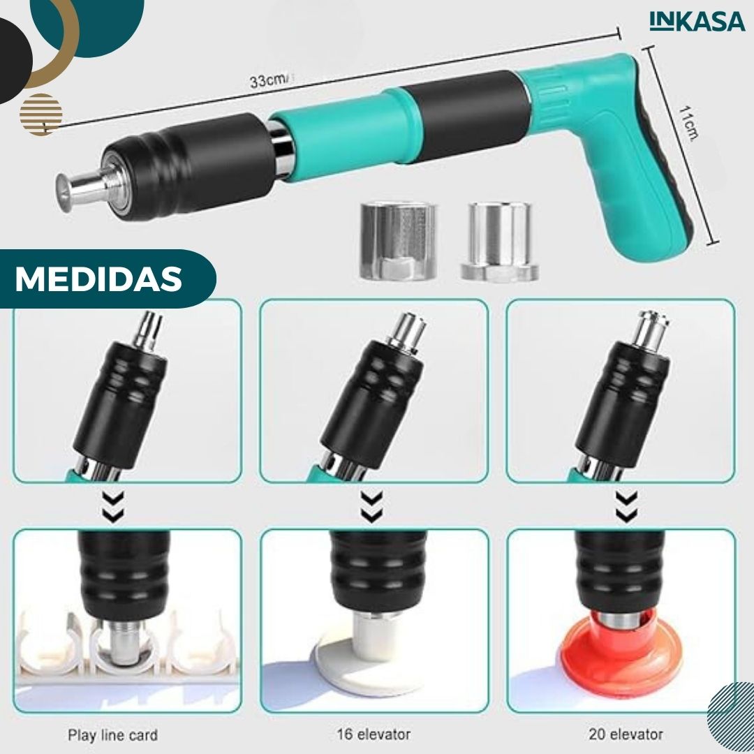 Pistola para remaches manual