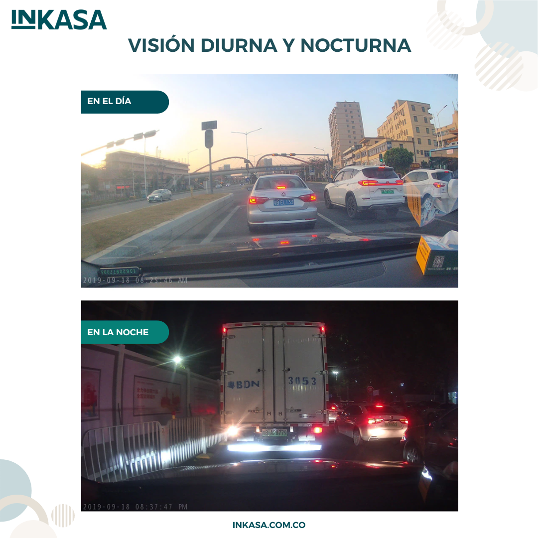 Espejo retrovisor con cámara Dual