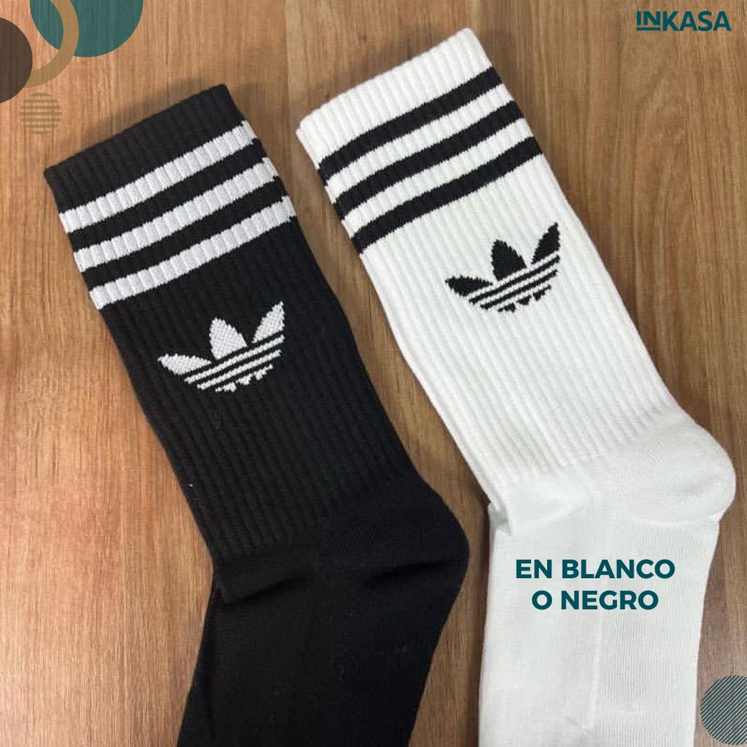 Medias Adidas y cordones