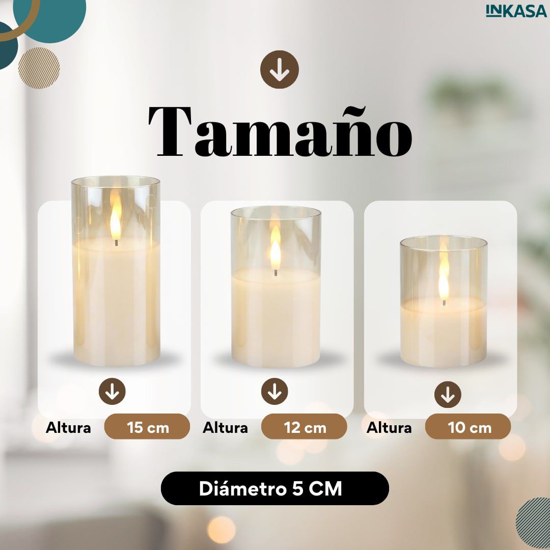 Set de velas Led