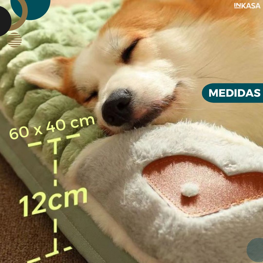 Cama acolchada para mascota